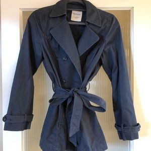 Navy Sonoma Trench Coat